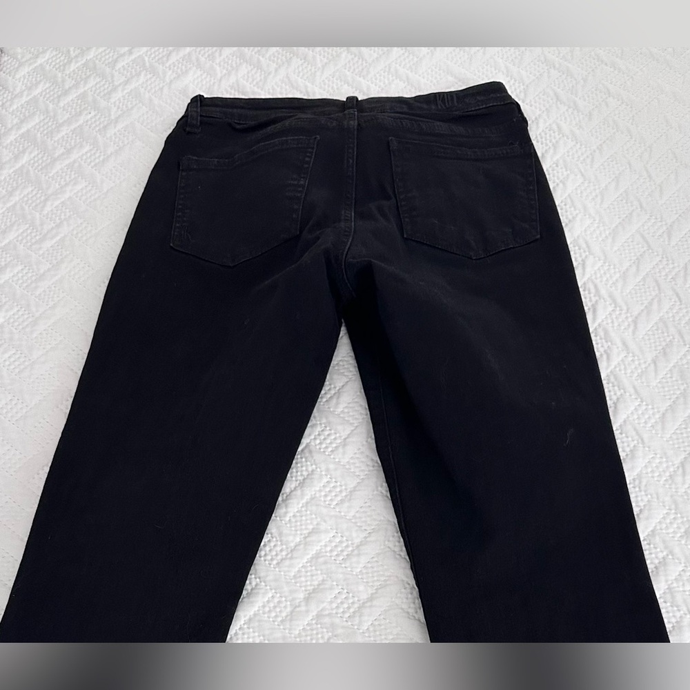 Kut Katy Boyfriend Black Jeans. Skinny with stretch. New condition